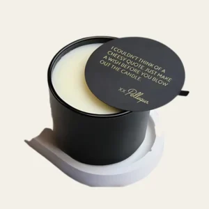 Custom Candle Dust Cover